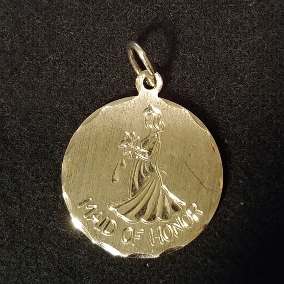 Vintage Jewelry - Vintage Elco Sterling Maid of Honor Charm 5.12.73 Vintage Jewelry - Vintage Elco Sterling Maid of Honor Charm 5.12.73